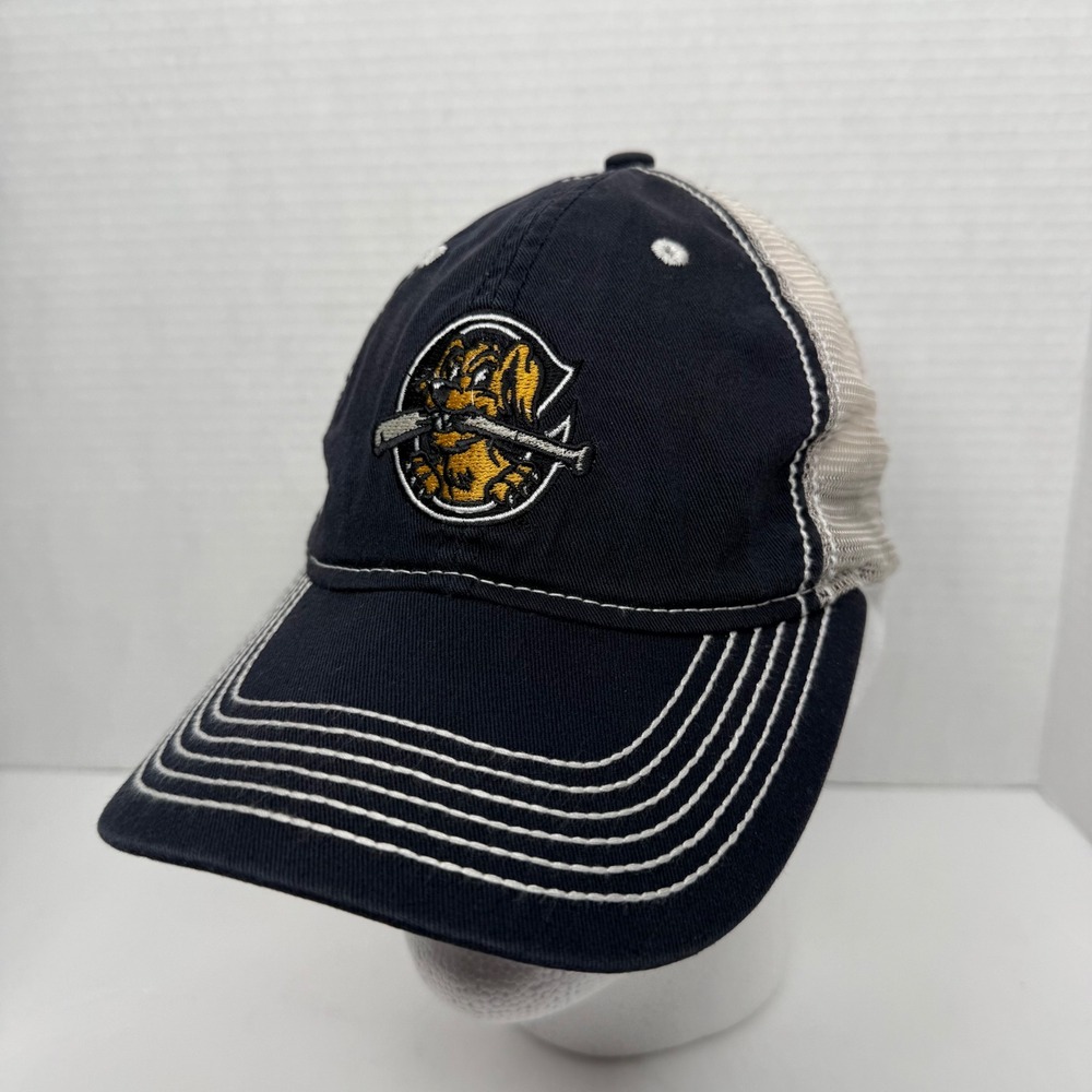 Charleston Riverdogs Trucker Hat OSFA Navy Blue Cream Mesh MiLB Baseball Cap